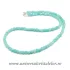 Colier amazonit cub fatetat - 4,5mm
