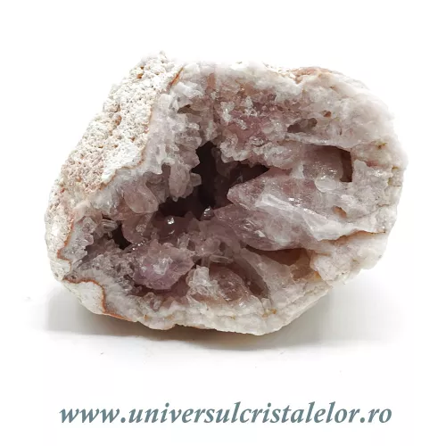 Geoda ametist roz mineral unicat m11 Geoda ametist roz mineral unicat m11