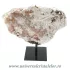 Ametist roz pe suport de metal mineral unicat m07
