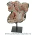 Ametist roz pe suport de metal mineral unicat m02