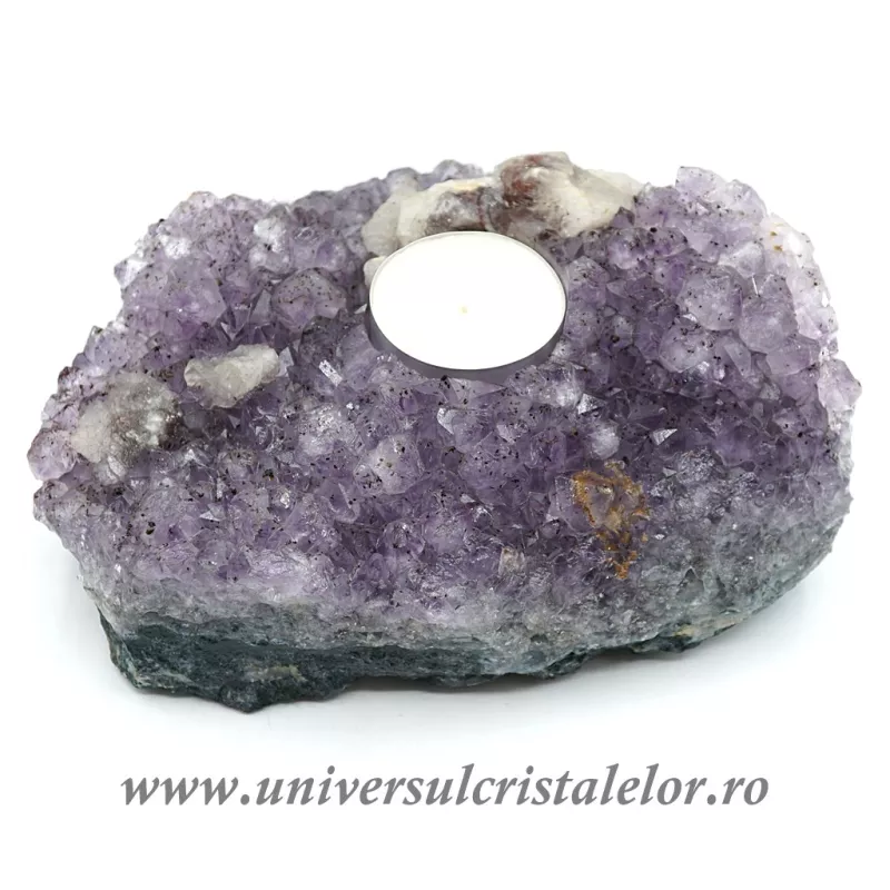 Suport lumanare ametist