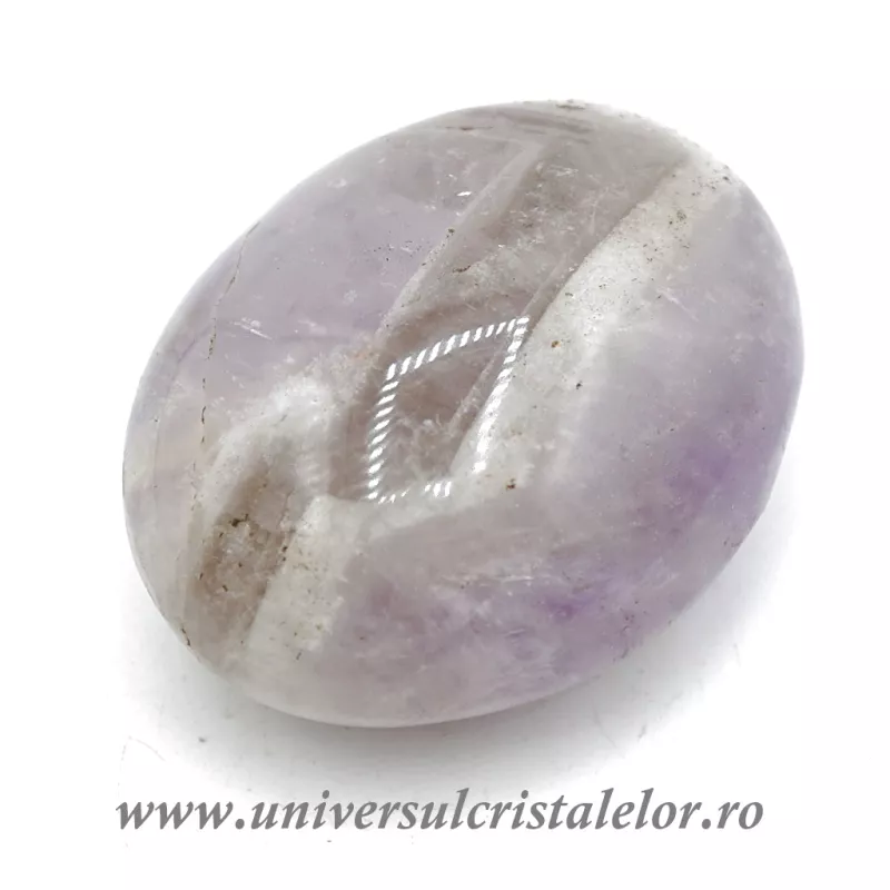 Ametist chevron polisat