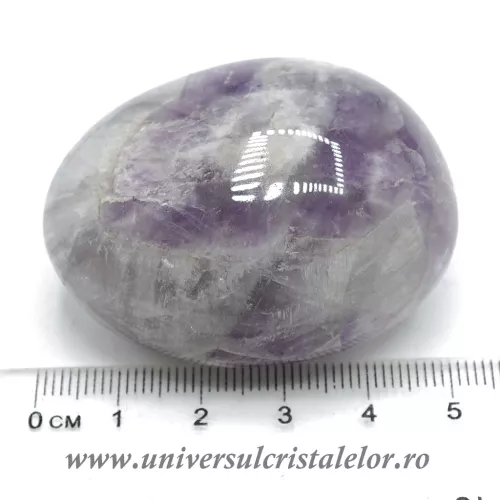 Ametist chevron polisat unicat m03