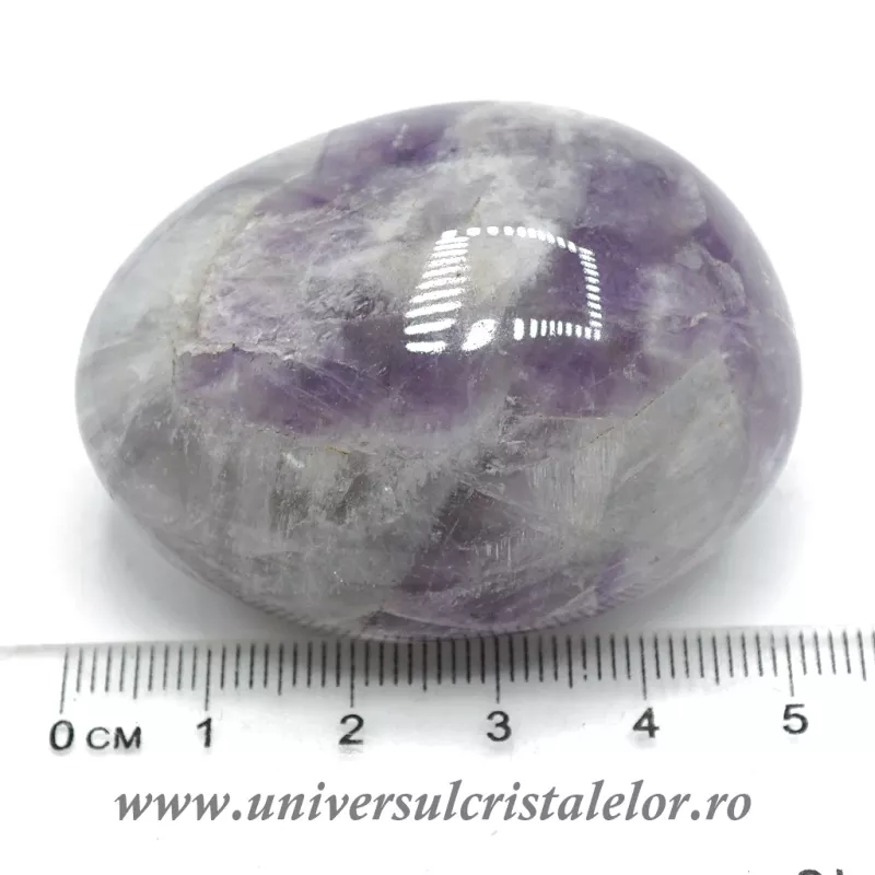 Ametist chevron polisat