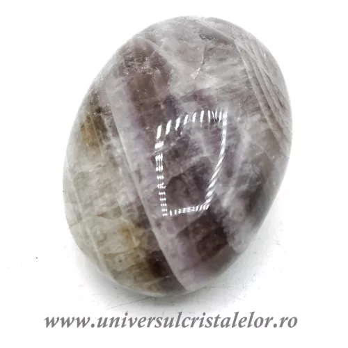 Ametist chevron polisat unicat m01