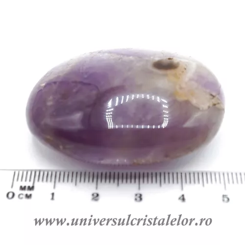 Ametist chevron polisat unicat m07