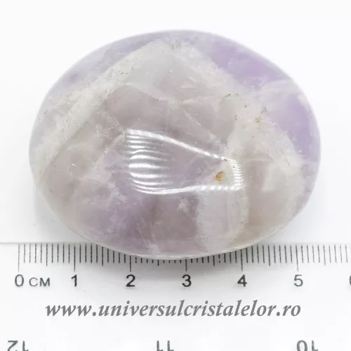 Ametist chevron polisat unicat m02