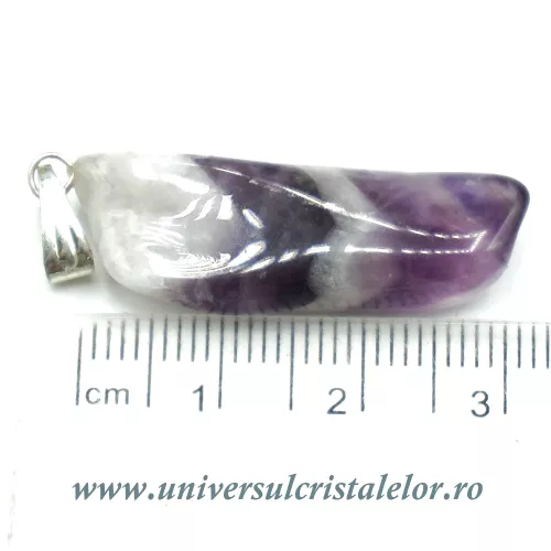 Pandantiv ametist chevron Pandantiv ametist chevron