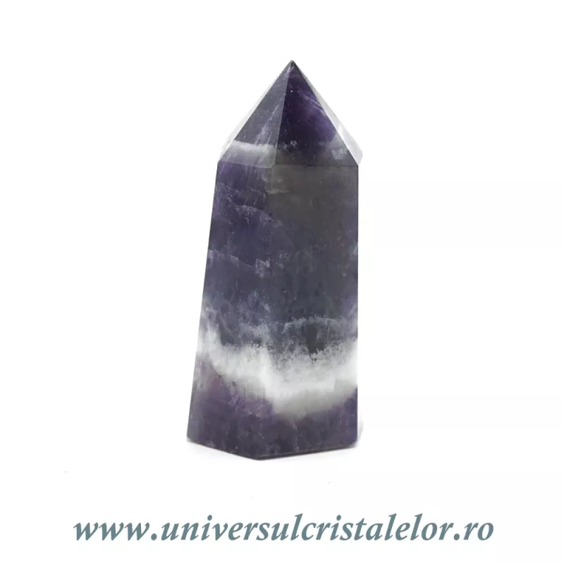 Ametist chevron varf cu baza Ametist chevron varf cu baza