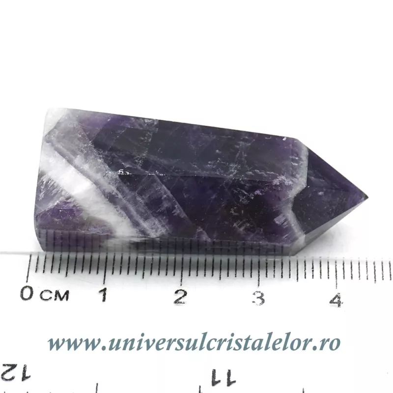 Ametist chevron varf cu baza Ametist chevron varf cu baza