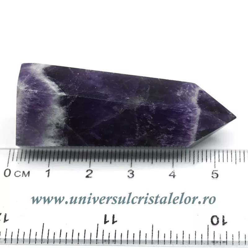 Ametist chevron varf cu baza Ametist chevron varf cu baza