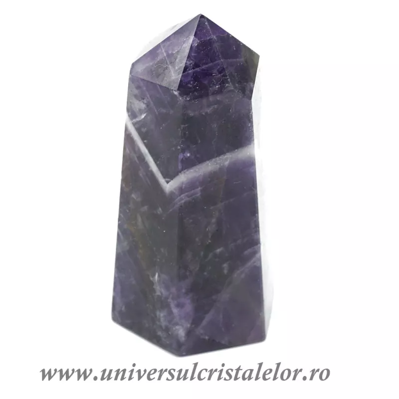Ametist chevron varf cu baza Ametist chevron varf cu baza