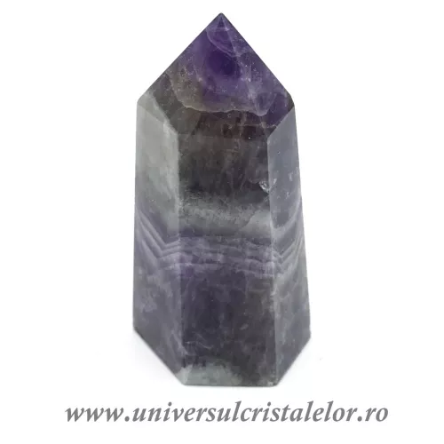 Ametist chevron varf cu baza unicat m01 Ametist chevron varf cu baza unicat m01