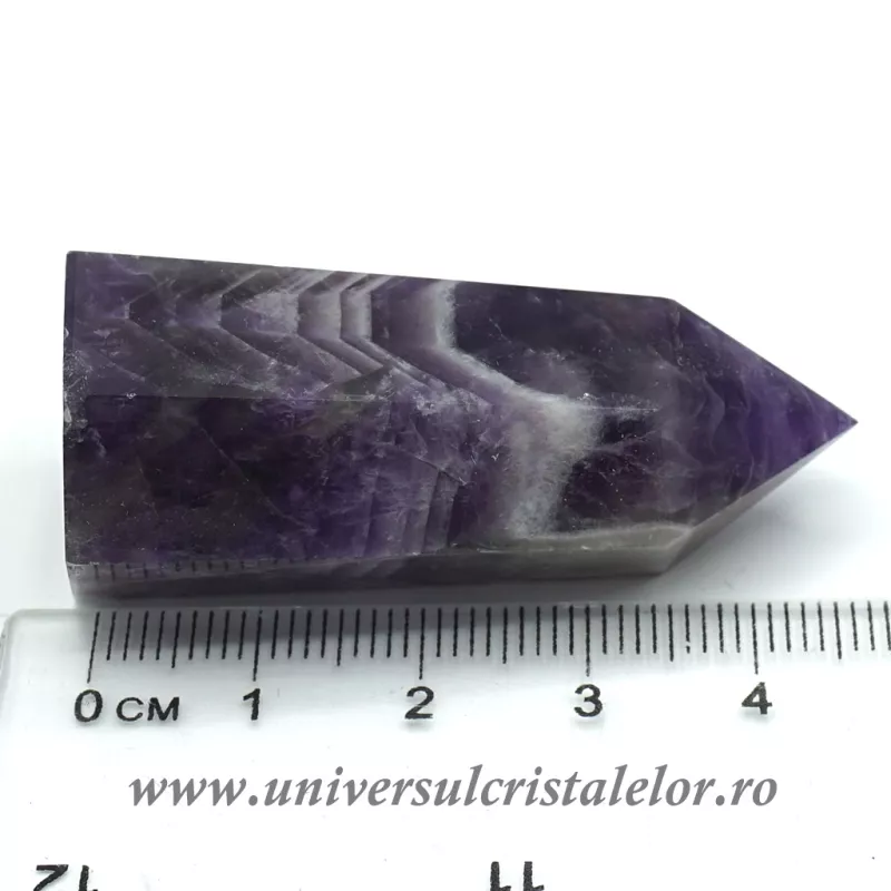 Ametist chevron varf cu baza Ametist chevron varf cu baza