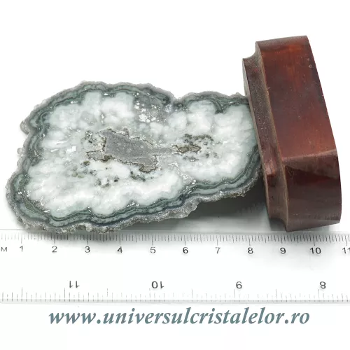 Felie ametist pe suport de lemn nimeral unicat m10 Felie ametist pe suport de lemn nimeral unicat m10