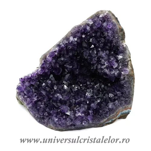 Ametist cu baza mineral unicat m26