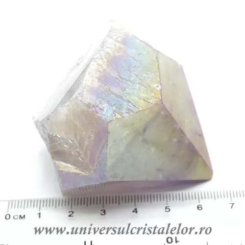 Ametist angel aura varf cu baza unicat m03