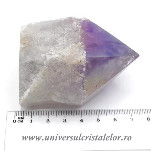 Ametist angel aura varf cu baza unicat m11