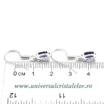 Cercei ametist lacrima fatetat -6/8 mm Cercei ametist lacrima fatetat -6/8 mm