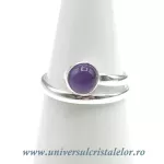 Inel ametist rotund Inel ametist rotund