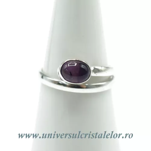 Inel ametist oval reglabil Inel ametist oval reglabil