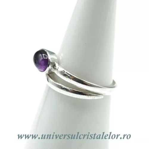 Inel ametist oval reglabil Inel ametist oval reglabil