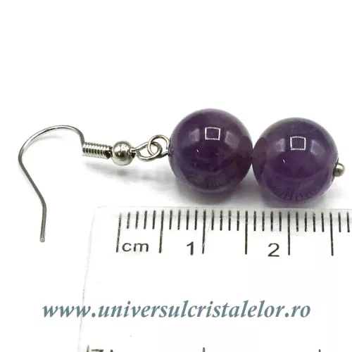 Set bijuterii ametist 10mm