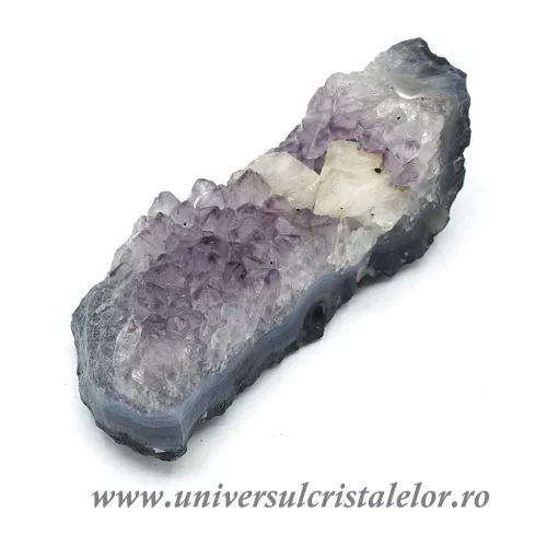 Ametist cu calcit mineral unicat m10 Ametist cu calcit mineral unicat m10