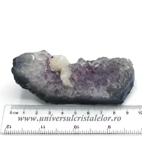 Ametist cu calcit mineral unicat m10 Ametist cu calcit mineral unicat m10
