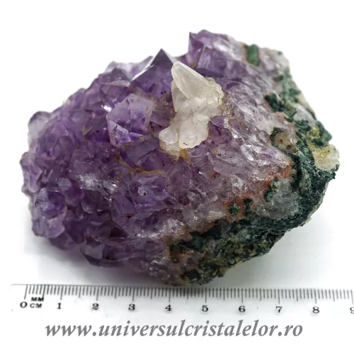 Ametist cu calcit mineral unicat m01