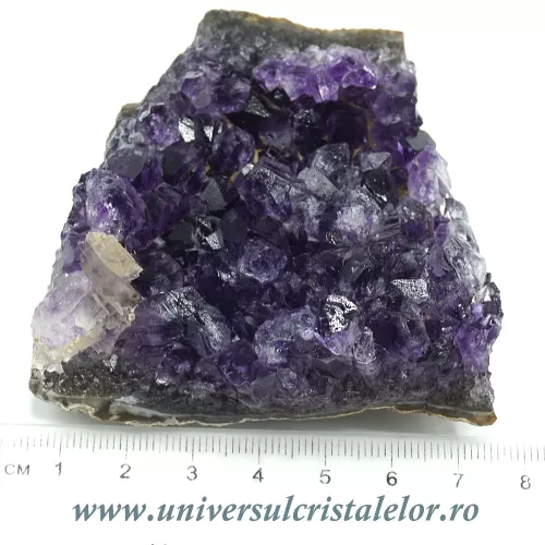 Ametist cluster Uruguay mineral unicat m01