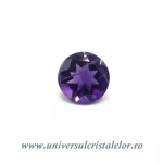 Ametist fatetat rotund 8 mm Ametist fatetat rotund 8 mm
