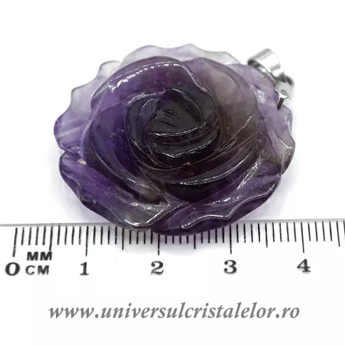 Pandantiv ametist floare