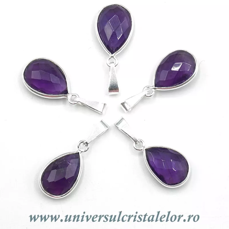 Pandantiv ametist lacrima