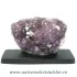 Ametist pe suport de lemn mineral unicat m05