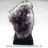 Ametist pe suport de lemn mineral unicat m08