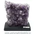 Ametist pe suport de lemn mineral unicat m09