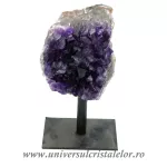 Ametist pe suport de metal