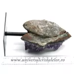 Ametist pe suport de metal