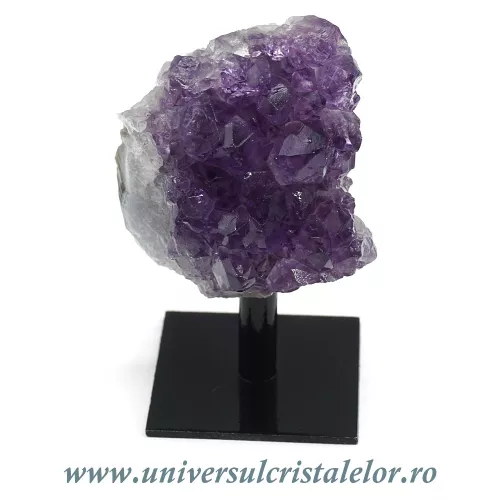 Ametist pe suport de metal mineral unicat m07 Ametist pe suport de metal mineral unicat m07