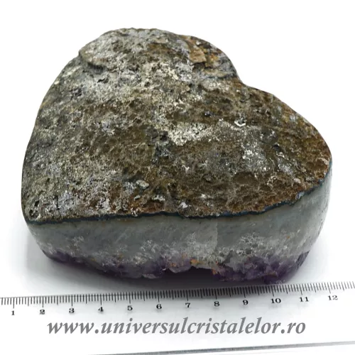 Inima ametist unicat m12