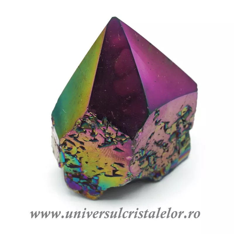 Ametist titan aura varf cu baza unicat m11 Ametist titan aura varf cu baza unicat m11