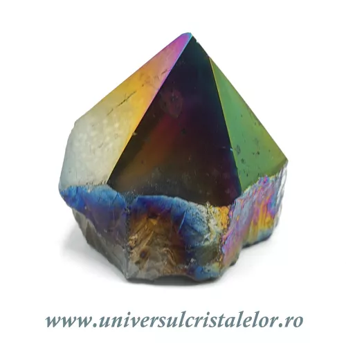 Ametist titan aura varf cu baza unicat m08 Ametist titan aura varf cu baza unicat m08