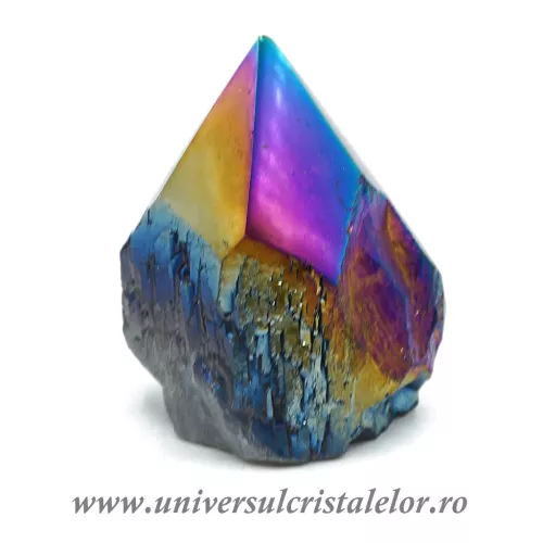 Ametist titan aura varf cu baza unicat m11