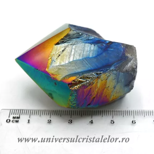 Ametist titan aura varf cu baza unicat m07