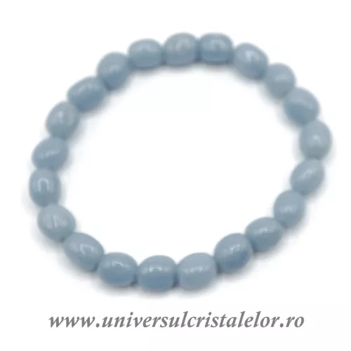 Bratara angelit rotund - 7/8 mm