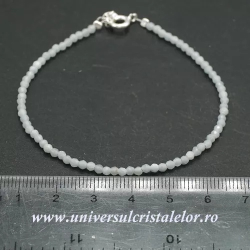 Bratara angelit rotund fatetat - 2,5 mm Bratara angelit rotund fatetat - 2,5 mm