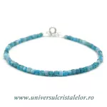 Bratara apatit cub fatetat - 2,6mm Bratara apatit cub fatetat - 2,6mm