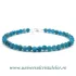 Bratara apatit rotund fatetat - 4,5 mm