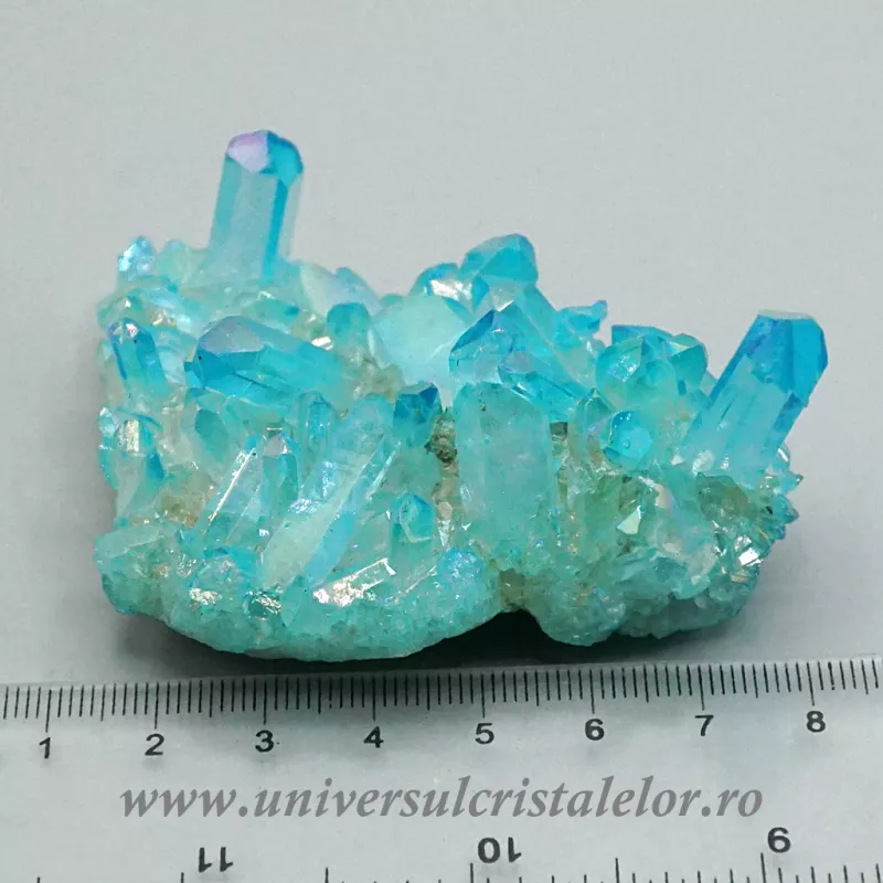 Aura cuart bleu cluster